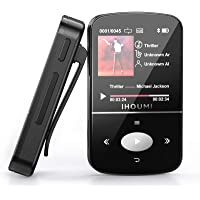 32GB Reproductor MP3 Bluetooth 4.2 Súper Ligero Gran Memoria Deportes IHOUMI Mp3 Player con Radio FM- Grabación de Voz…